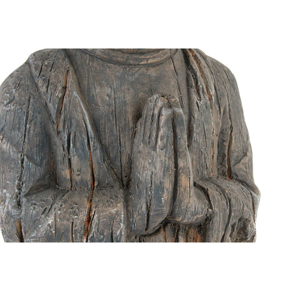 Graue Stein-Glas-Fiber Buddha Deko-Figur