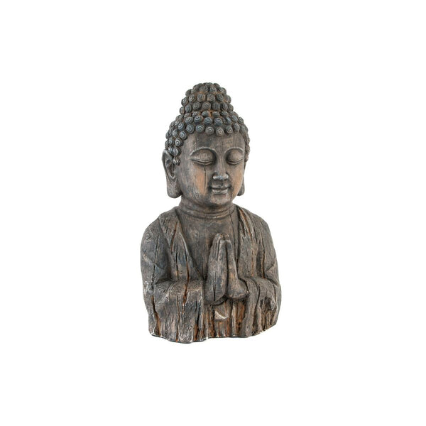 Graue Stein-Glas-Fiber Buddha Deko-Figur