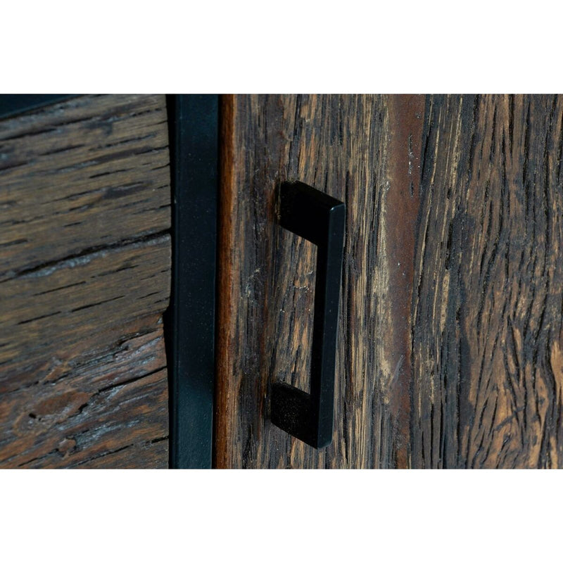 Elegante Holz-Metall Anrichte aus Mangoholz