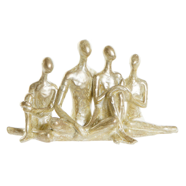 Goldene Familien Deko-Figur