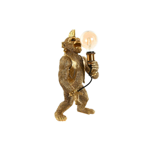 Tischlampe Home ESPRIT Gold Harz 50 W 220 V 25 x 24 x 48 cm (2 Stück)
