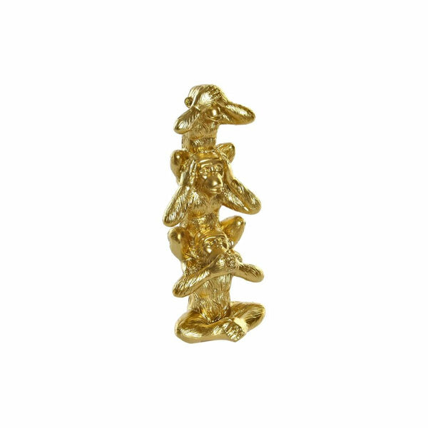 Goldene Koloniale Pflanzenblatt Deko-Figur