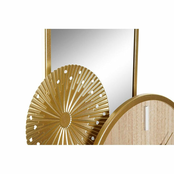 Natürlich-Goldene Metall Holz Spiegel Bordüre
