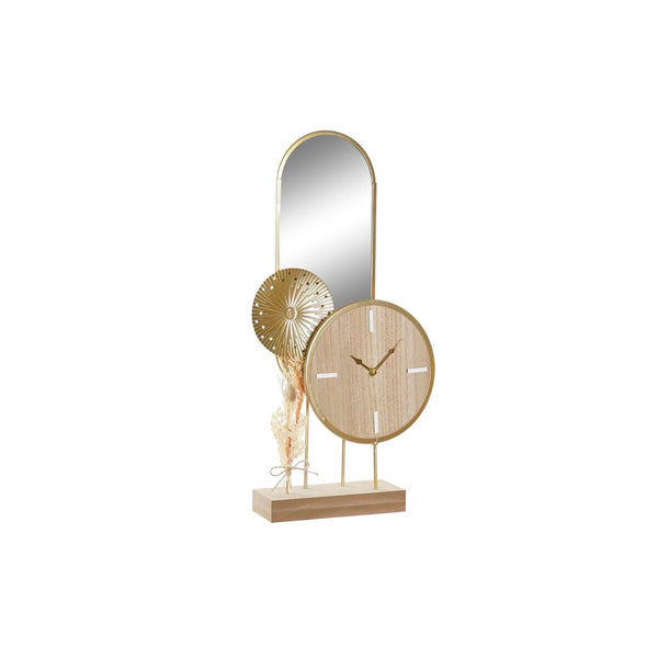 Natürlich-Goldene Metall Holz Spiegel Bordüre