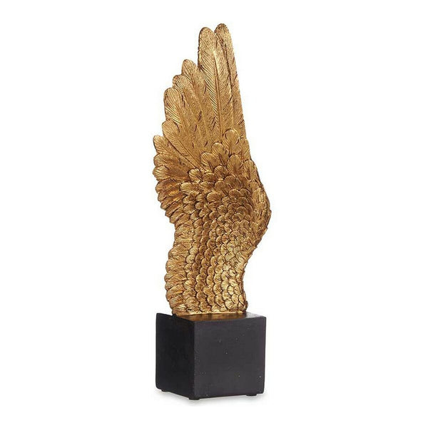 Goldene Engelsflügel Deko-Figur aus Polyesterharz