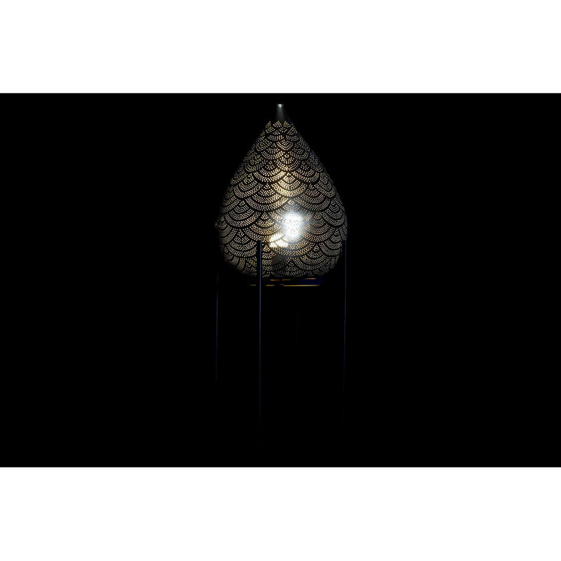 Floor Lamp DKD Home Decor Black Metal Golden (35 x 35 x 85 cm)